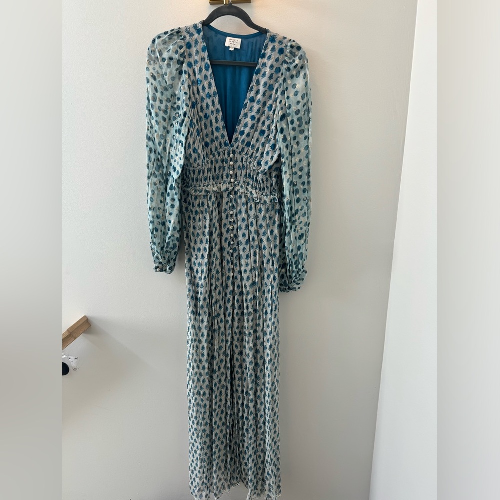 Hemant and Nandita blue midi dress